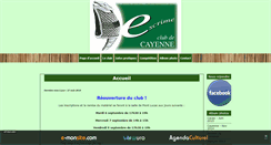 Desktop Screenshot of escrime-cayenne.com